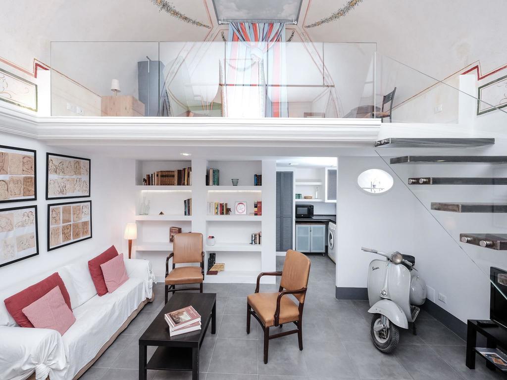 ローマAncient Trastevere Vespa Loftアパートメント エクステリア 写真